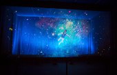 Holographic curtains Holographic curtains