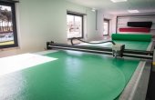 Printed linoleum cut Printed linoleum cut