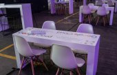 Personalization of furniture with printed vinyl Personalization of furniture with printed vinyl